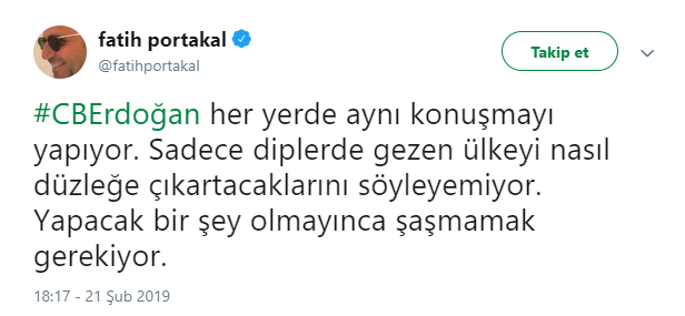 Fatih Portakal'dan Erdoğan'a: Diplerde gezen ülkeyi... - Resim : 1