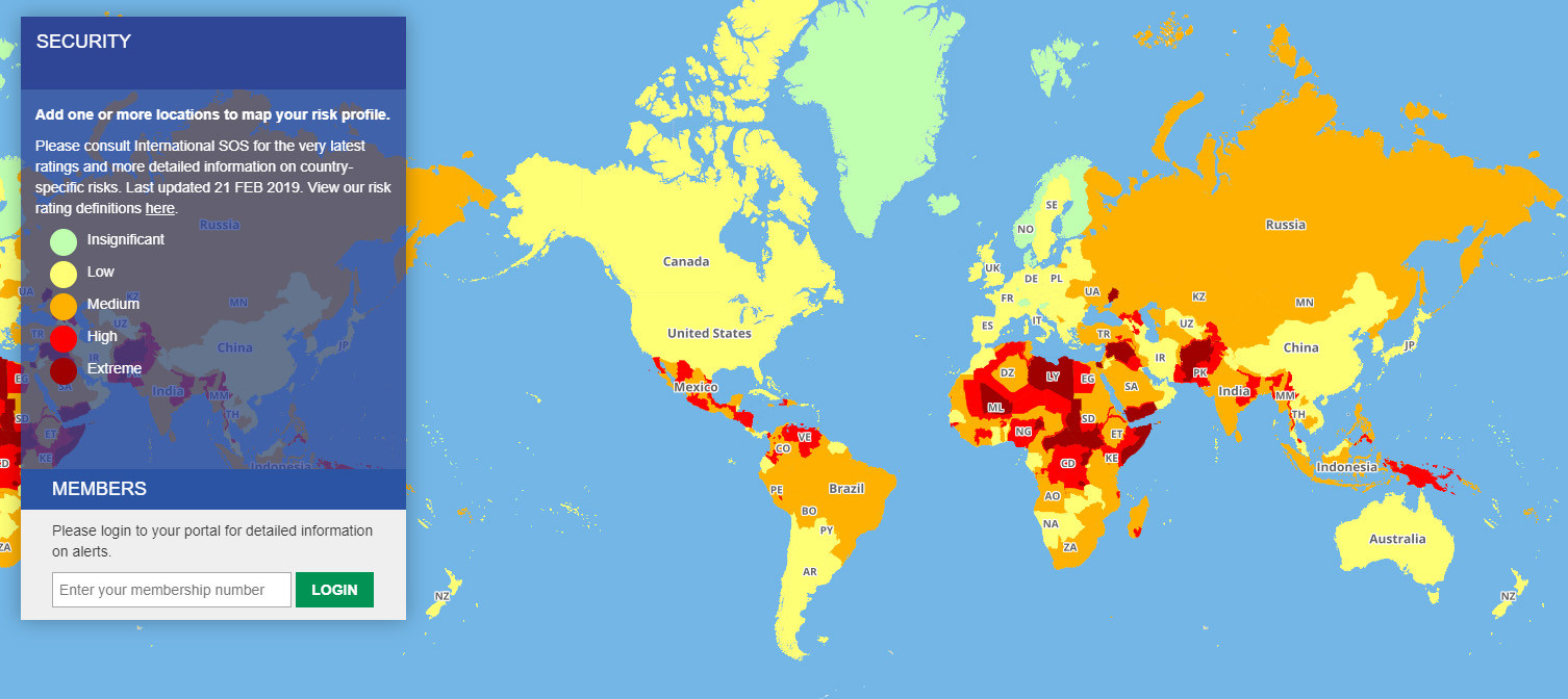 Gezginler dikkat! Seyahat Risk Haritası yayınlandı - Resim : 1