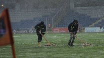 Başakşehir - Bursaspor maçına kar engeli