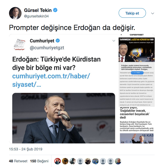 Gürsel Tekin'den Erdoğan'a hatırlatma - Resim : 2