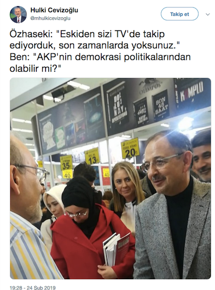 Gazeteci Cevizoğlu'ndan Özhaseki'ye manidar yanıt - Resim : 1