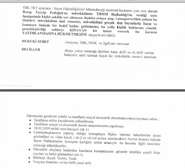 CHP'li vekilden Erdoğan'a 33 TL'lik tazminat davası - Resim : 6