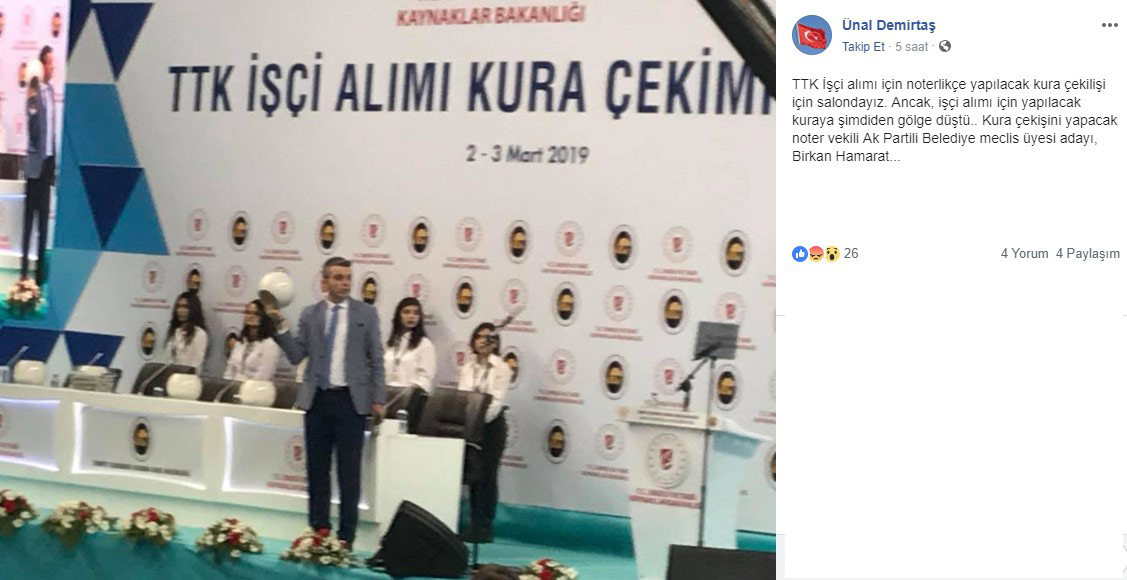 Kura çekiminde tepki çeken görüntü - Resim : 1