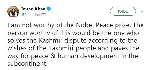 Pakistan Başbakanı'ndan manidar Nobel açıklaması - Resim : 1