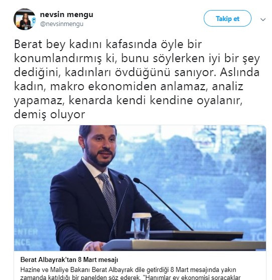 Nevşin Mengü'den Berat Albayrak'a 8 Mart eleştirisi - Resim : 2