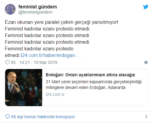 Erdoğan hedef göstermişti: Feministlerden yanıt geldi - Resim : 2