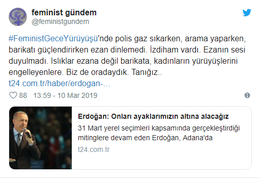 Erdoğan hedef göstermişti: Feministlerden yanıt geldi - Resim : 3