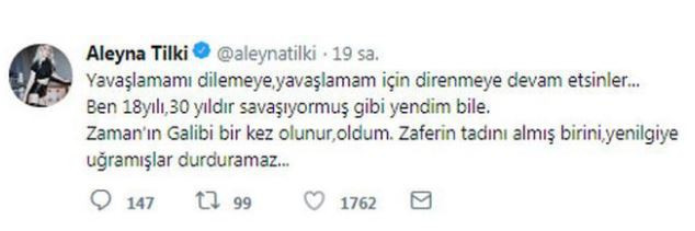 Aleyna Tilki'den Özdemir Erdoğan'a sert yanıt - Resim : 1