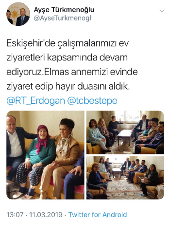 Erdoğan'ın başdanışmanı, seçim çalışmaları kapsamında kendi evine gitti - Resim : 1