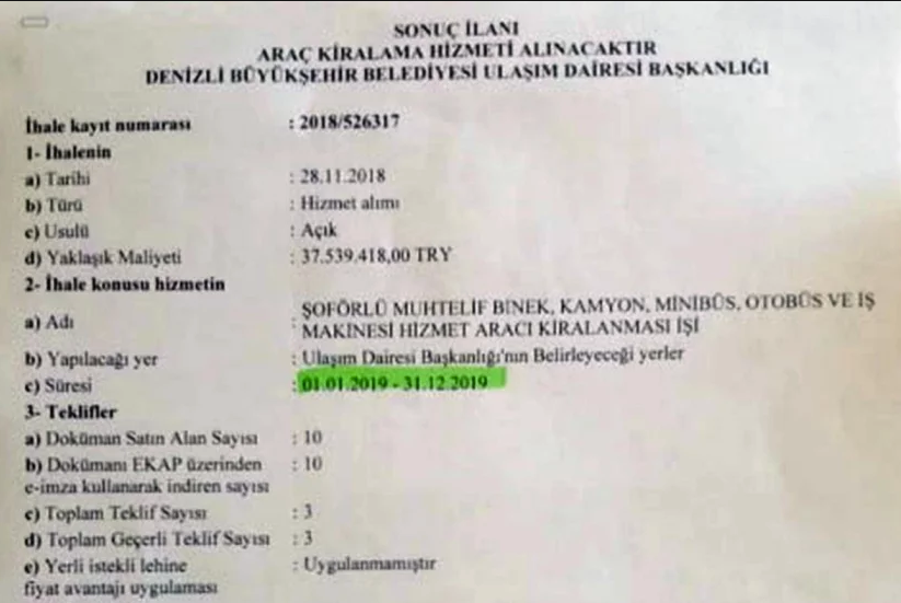 AKP’li Denizli belediyesinden 35 milyonluk usulsüz ihale - Resim : 2