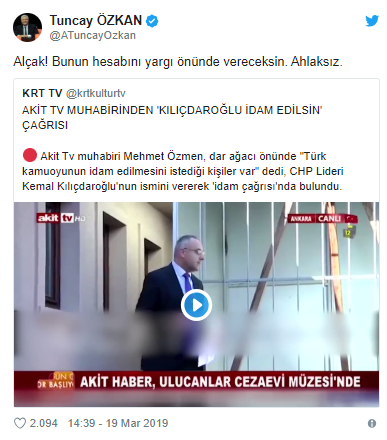 CHP'den Akit TV'ye: Alçak! Bunun hesabını yargı önünde vereceksin - Resim : 1