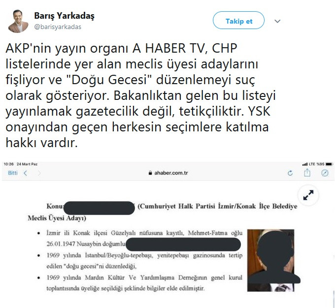 A Haber'e CHP listesi tepkisi: Gazetecilik değil, tetikçilik - Resim : 2