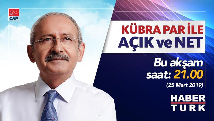 Kılıçdaroğlu bu akşam Habertürk ekranlarında olacak - Resim : 1