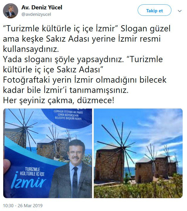AKP'nin İzmir adayı Zeybekci öyle bir hata yaptı ki! - Resim : 1