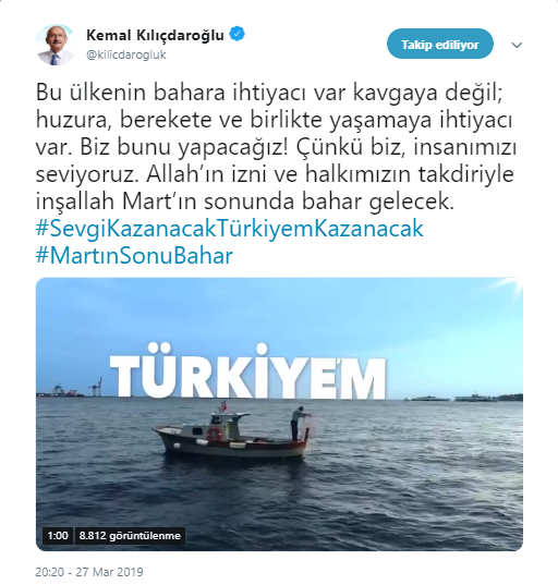 Kemal Kılıçdaroğlu'ndan Türkiye'ye mesaj var - Resim : 1