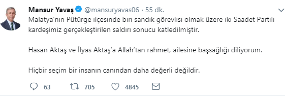 Mansur Yavaş: Hiçbir seçim bir insanın canından daha değerli değildir - Resim : 1