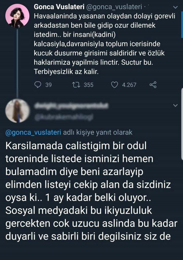 Gonca Vuslateri’ne ‘iki yüzlü’ suçlaması - Resim : 1