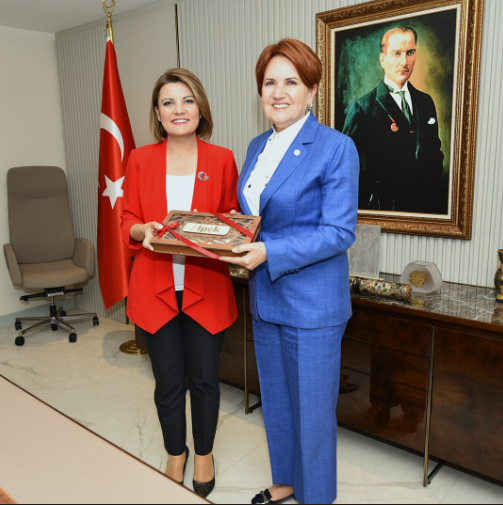 Fatma Kaplan Hürriyet'ten Meral Akşener'e ziyaret - Resim : 2