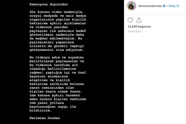 Kerimcan Durmaz'dan açıklama üstüne açıklama! - Resim : 2