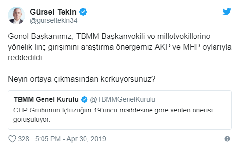 AKP ve MHP, Kılıçdaroğlu'na linç girişimini araştırma önergesini reddetti - Resim : 2