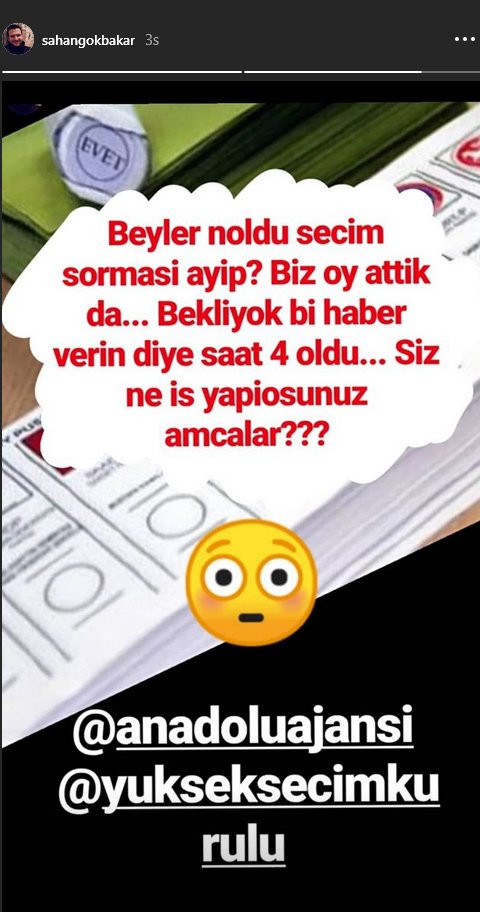 Şahan Gökbakar'dan AA'ya tepki: Beyler noldu? - Resim : 1