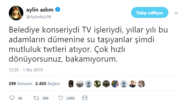 Aylin Aslım’dan o sanatçılara tepki: Çok hızlı dönüyorsunuz! - Resim : 1