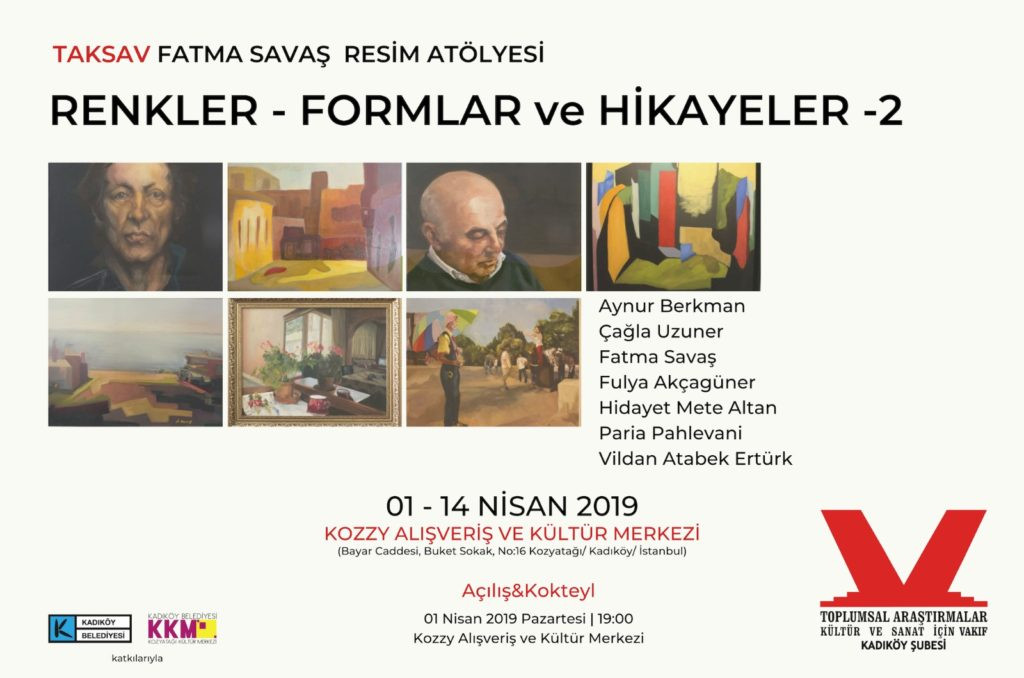 TAKSAV Fatma Savaş Resim Atölyesi sergisi başladı - Resim : 1