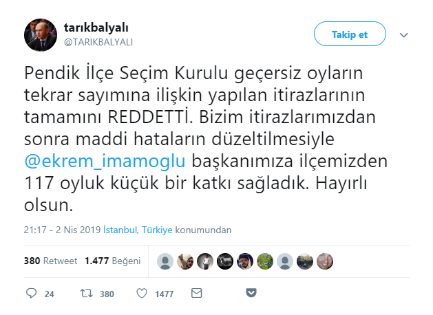 AKP'ye yeni şok Pendik'ten! İşte itirazın sonucu - Resim : 1