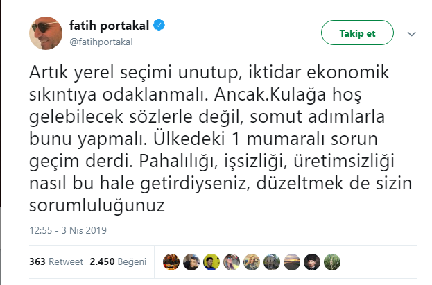 AKP'ye bir çağrı da Fatih Portakal'dan! - Resim : 1