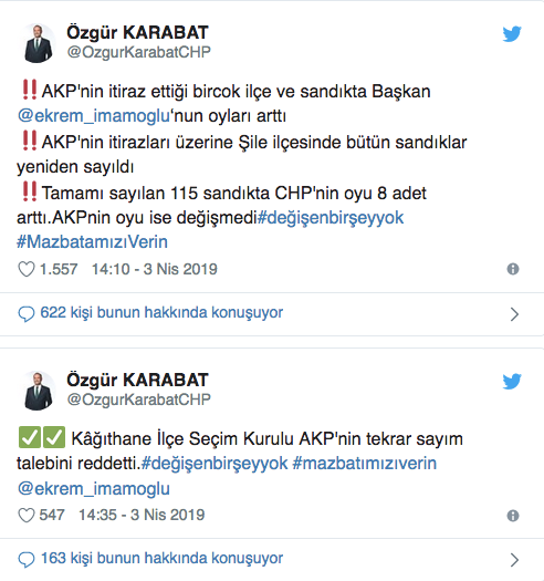 AKP itiraz etmişti... Şile, Kartal ve Beykoz'dan yeni sonuçlar! - Resim : 1