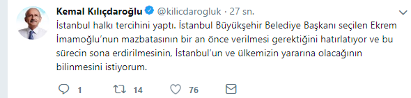 Kılıçdaroğlu'ndan son dakika mazbata mesajı - Resim : 1