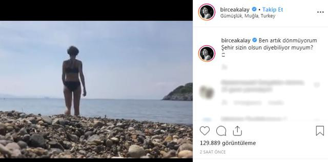 Birce Akalay İstanbul'u terk etti - Resim : 2