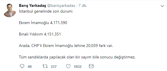 İstanbul'da sandıklarda son durum! - Resim : 1