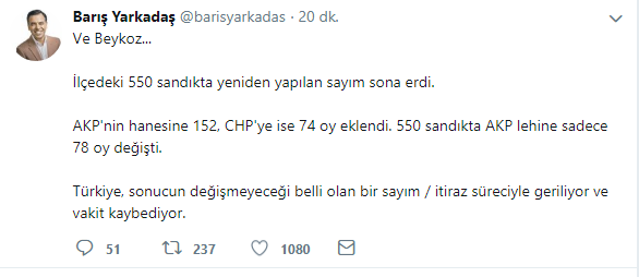 İstanbul'da sandıklarda son durum! - Resim : 2