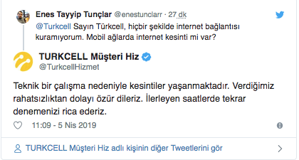 Turkcell'de internet arızası! - Resim : 1