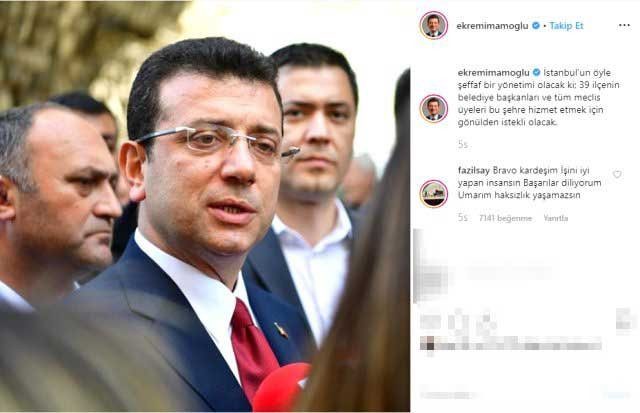 Fazıl Say’dan Ekrem İmamoğlu’na destek - Resim : 1