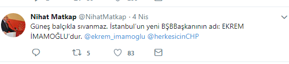 Eski bakandan Ekrem İmamoğlu'na destek - Resim : 1