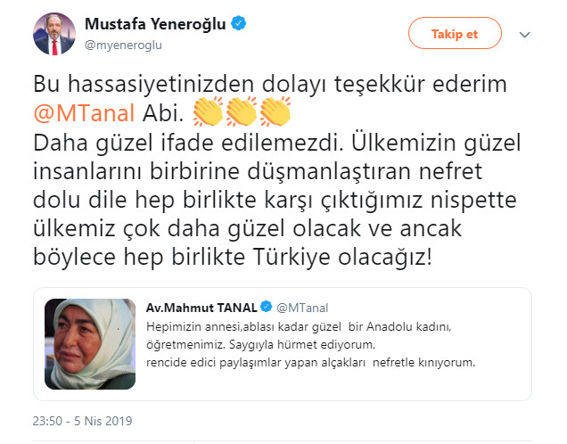 AKP'li isimden CHP'li Mahmut Tanal'a teşekkür - Resim : 2