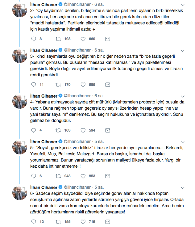 İlhan Cihaner madde madde açıkladı: Geçersiz oylar neden fazla çıktı? - Resim : 2