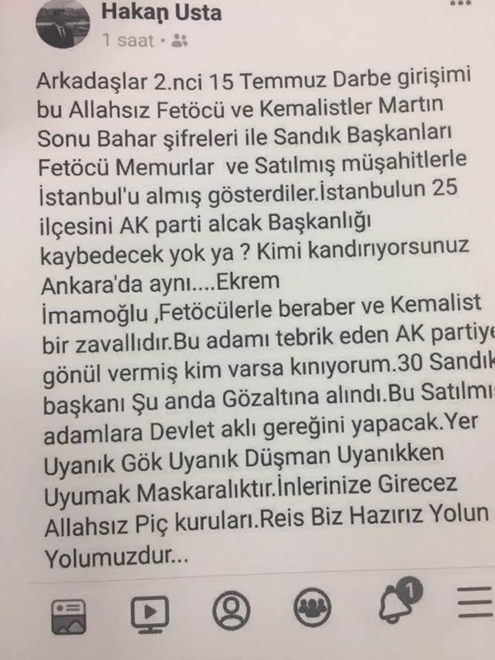 Gençlik Spor Müdürü AKP'ye oy vermeyenlere hakaret etti! - Resim : 2