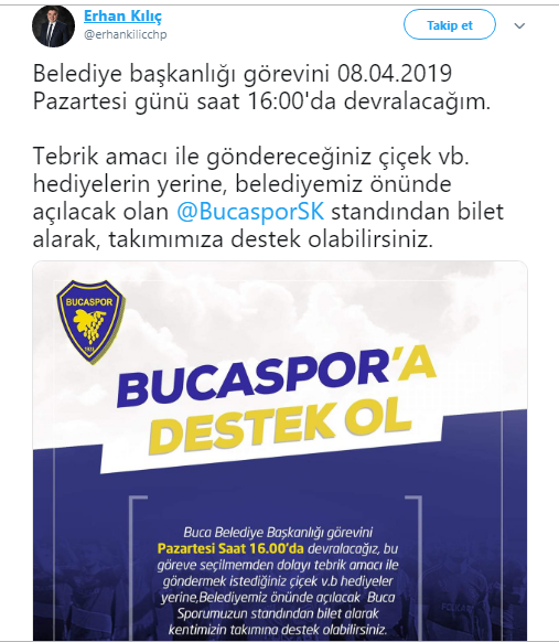 CHP'li Erhan Kılıç'tan Bucaspor'a destek - Resim : 2