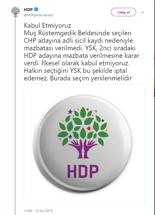 HDP'den mazbata açıklaması: Kabul etmiyoruz - Resim : 1