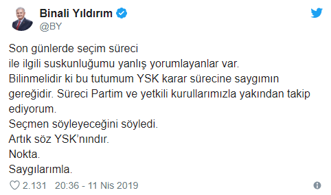 Binali Yıldırım suskunluğunu bozdu - Resim : 1