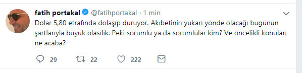 Fatih Portakal'dan 'dolar' tweeti - Resim : 1