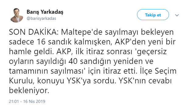 Maltepe'de sayım bitmek üzere: AKP'den yeni itiraz! - Resim : 2