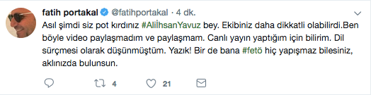 Fatih Portakal'dan Ali İhsan Yavuz'a jet yanıt! - Resim : 2