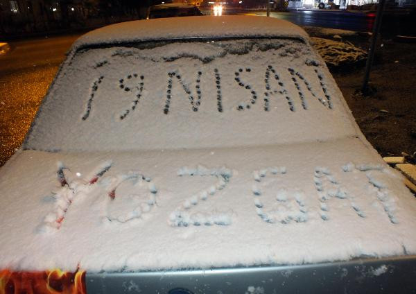 Yozgat'ta kış geri döndü! - Resim : 2