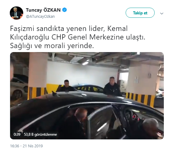 Kılıçdaroğlu CHP Genel Merkezi'ne böyle geldi - Resim : 1