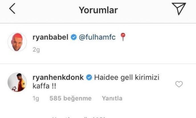 Donk'tan Ryan Babel'e çağrı - Resim : 1