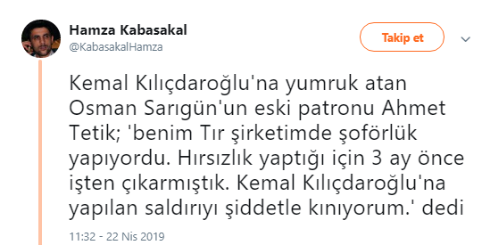Kılıçdaroğlu'na yumruk atan Osman Sarıgün hakkında 'hırsızlık' iddiası - Resim : 1